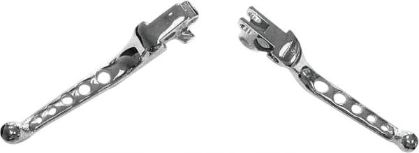 HARDDRIVE - CUSTOM LEVERS 5-HOLE CHROME BIG TWIN 96-06  XL 96-03 - Image 1