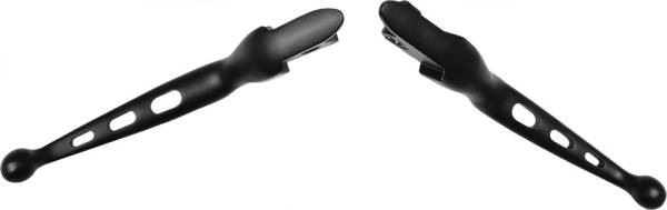 HARDDRIVE - CUSTOM LEVERS TRI-HOLE BLACK TOURING MODELS 08-13 - Image 1