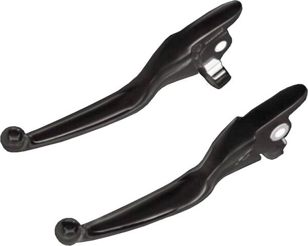 HARDDRIVE - MATTE BLACK LEVER SET SMOOTH - Image 1