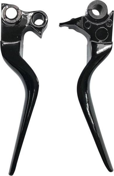 HARDDRIVE - LSR LEVER SET BLACK BIG TWIN 96-16 XL 96-03 W/CABLE CLUTCH - Image 1