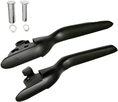 HARDDRIVE - LSR LEVER SET `18-UP SOFTAIL BLACK - Image 1