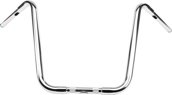 HARDDRIVE - 18" CHROME APE HANGERS 1" THRU CLAMP -TBW - Image 1