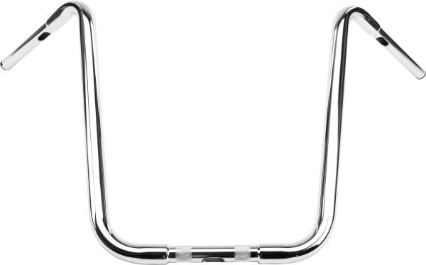 HARDDRIVE - 20" CHROME APE HANGERS 1" THRU CLAMP -TBW - Image 1