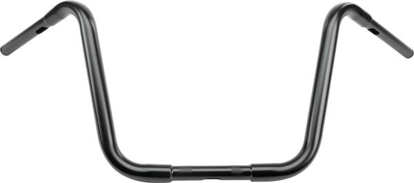 HARDDRIVE - 14" SATIN BLACK APE HANGERS 1" THRU CLAMP -TBW - Image 1