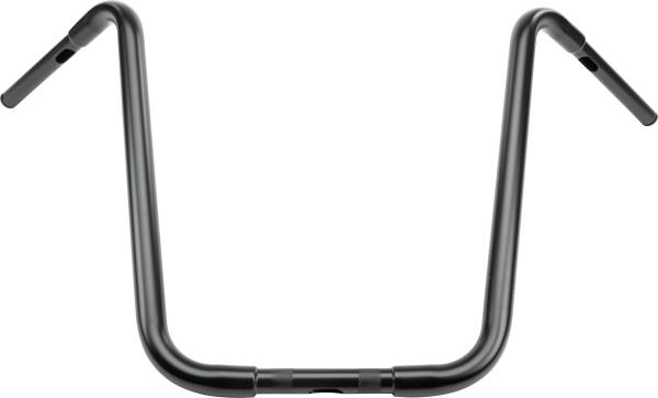 HARDDRIVE - 20" SATIN BLACK APE HANGERS 1" THRU CLAMP -TBW - Image 1