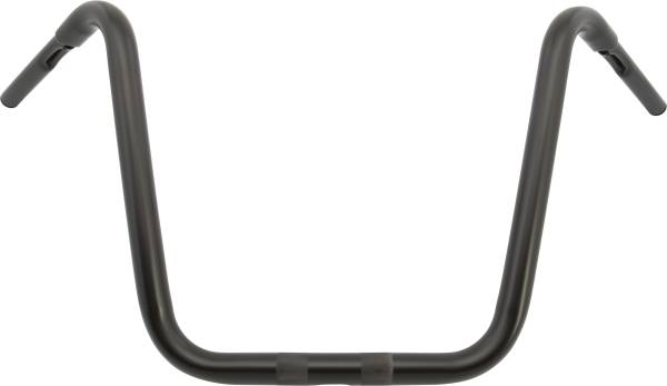 HARDDRIVE - APE HANGER 1-1/4" BLACK 16" 1.25" THRU CLAMP - NON TBW - Image 1