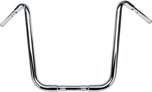 HARDDRIVE - APE HANGER 1-1/4" CHROME 18" 1" THRU CLAMP - CABLE - Image 1