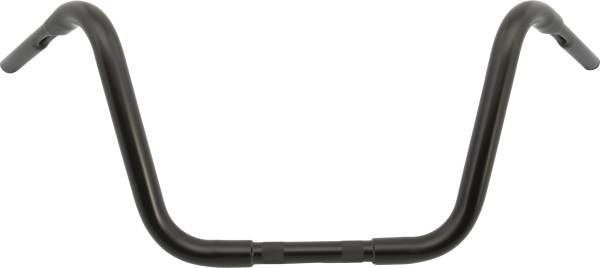 HARDDRIVE - APE HANGER 1-1/4" BLACK 12" 1" THRU CLAMP - CABLE - Image 1