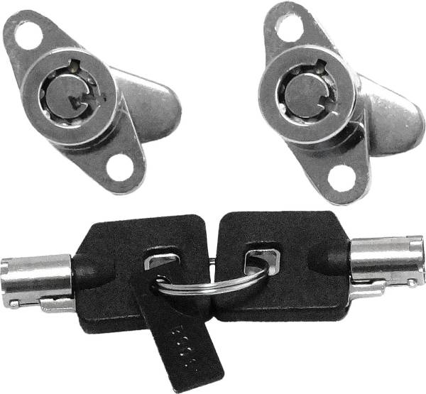 HARDDRIVE - SADDLEBAG LOCK KIT W/KEY - Image 1