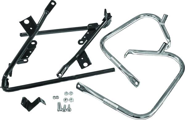 HARDDRIVE - CHROME RR SADDLEBAG GUARD KIT FLHX/FLTR 09-13 - Image 1