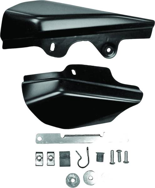 HARDDRIVE - BLACK MID-FRAME AIR DEFLECTOR KIT TOURING 01-08 W/O ADJ SEAT - Image 1