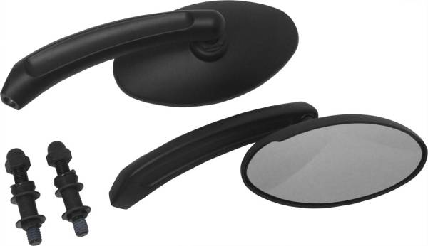 HARDDRIVE - MIRRORS BLACK OVAL BLACK - Image 1