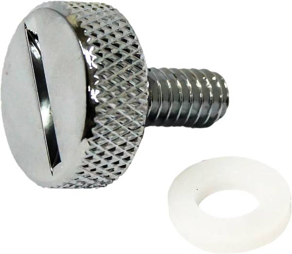 HARDDRIVE - QUARTER TURN THUMB SCREW 1/4-20 CHROME - Image 1