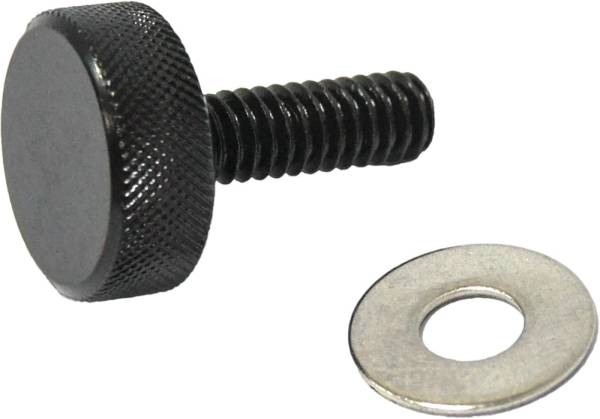 HARDDRIVE - KNURLED SEAT KNOB 1/4-20 BLACK - Image 1