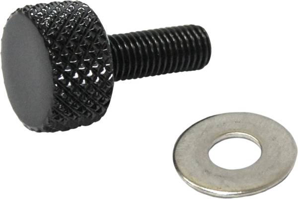 HARDDRIVE - KNURLED SEAT KNOB 1/4-28 BLACK - Image 1