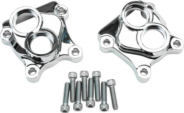 HARDDRIVE - TWIN CAM TAPPET COVER SET CHROME - Image 1