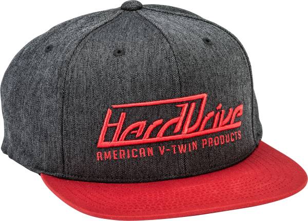 HARDDRIVE - HAT BLACK/RED - Image 1