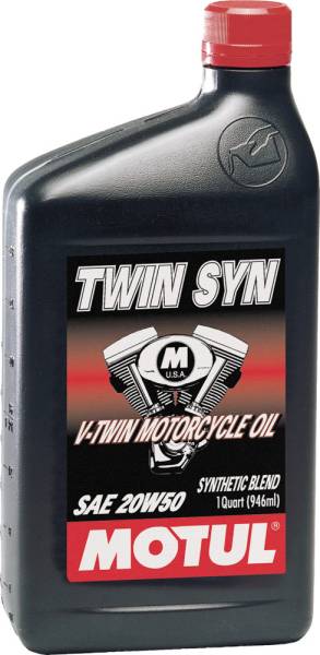 MOTUL - TWIN SYN V-TWIN MOTORCYCLE OIL 20W50 1QT - Image 1