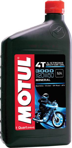 MOTUL - 3000 PETROLEUM OIL 20W-50 1QT - Image 1