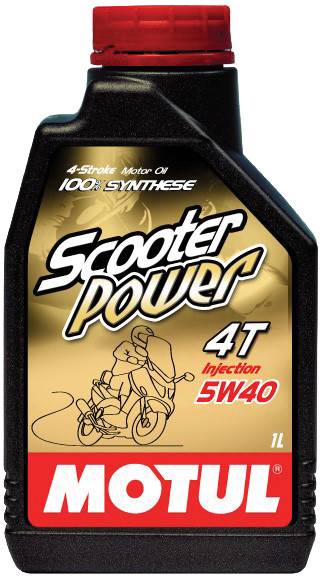 MOTUL - SCOOTER POWER 4T FULL SYNTHETI C OIL 5W-40 LITER - Image 1