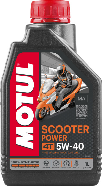 MOTUL - SCOOTER 4T 5W40 SYN 1 LTR - Image 1