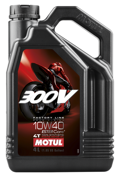 MOTUL - 300V 4T COMPETITION SYNTHETIC OIL 10W40 4-LITER - Image 1