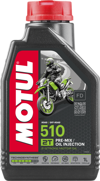 MOTUL - 510 2T PREMIX SYNTHETIC BLEND LITER - Image 1