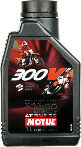 MOTUL - 300V2 4T COMPETITION SYNTHETIC OIL 10W50 1 LT - Image 1