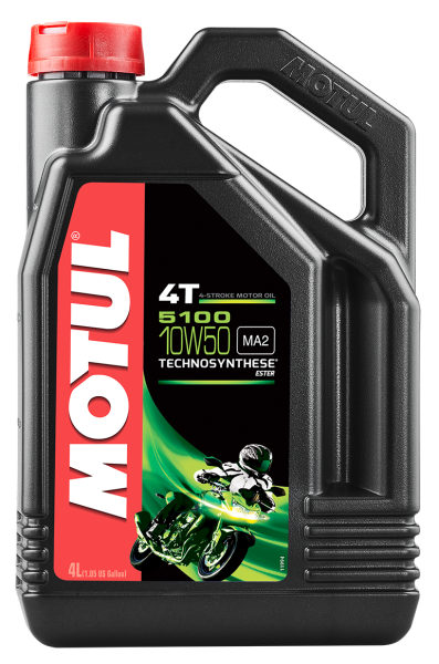 MOTUL - 5100 4T ESTER OIL 10W50 4L - Image 1