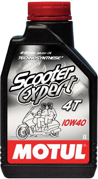 MOTUL - SCOOTER EXPERT 4T SEMI SYNTHET IC OIL 10W-40 LITER - Image 1