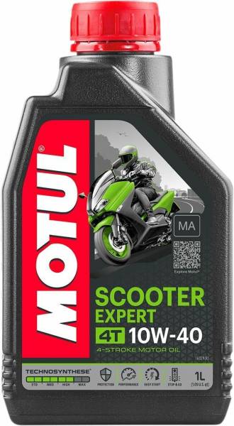 MOTUL - SCOOTER 4T 10W40 SYN 1LTR - Image 1