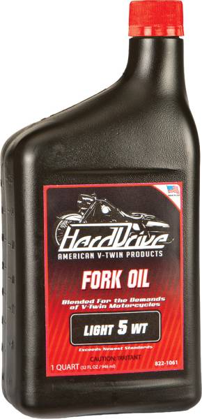 HARDDRIVE - FORK OIL 5W 1QT - Image 1