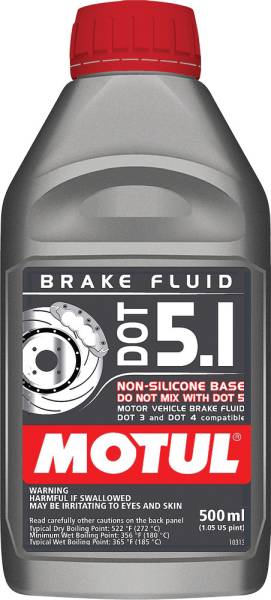 MOTUL - DOT 5.1 BRAKE FLUID .5L - Image 1