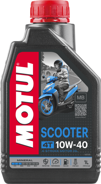 MOTUL - SCOOTER 4T 10W40 1LT - Image 1