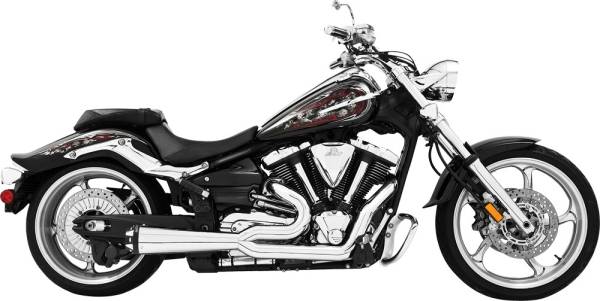 FREEDOM - EXHAUST 2 INTO 1 BLACK VTX1300C/R/S - Image 1