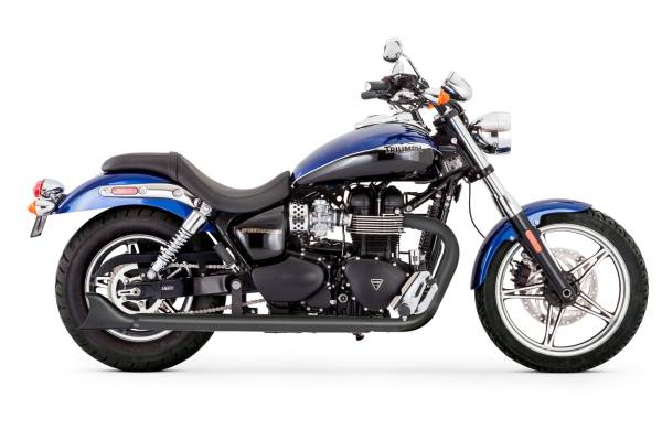 FREEDOM - SHARK TAIL SLIP-ON DUAL EXHAUST BLACK - Image 1