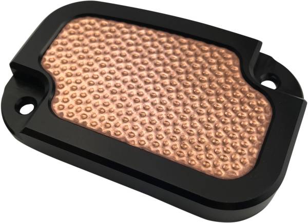 BRASS BALLS - MASTER CYL COVER COPPER BLACK FLH FLT 13-17 - Image 1