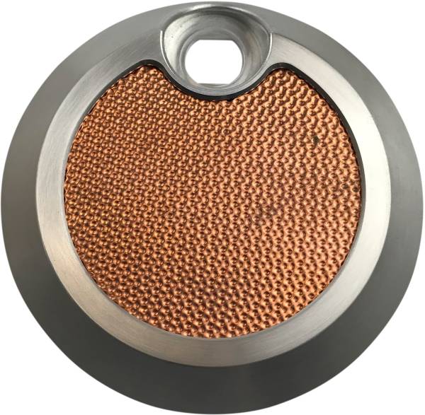 BRASS BALLS - FUEL DOOR NATURAL W/COPPER INLAY - Image 1