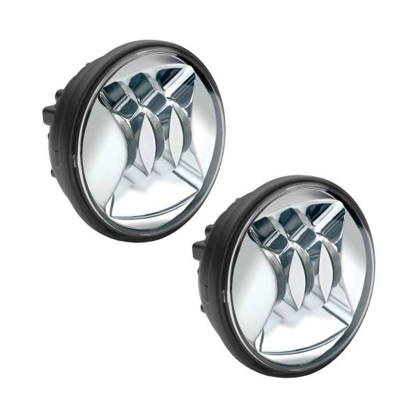 JW SPEAKER - 6045 LED FOG LAMP KIT 4.5" CHR BEZEL DUAL - Image 1