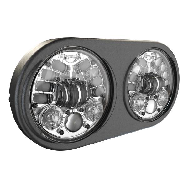 JW SPEAKER - 8692 LED HEADLIGHT DUAL 5.75" CHR BEZEL - Image 1