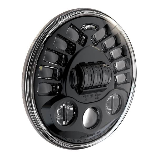 JW SPEAKER - 8790M LED HEADLIGHT 7" BLK BEZEL - Image 1