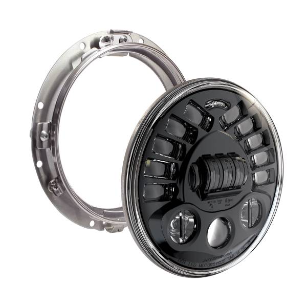 JW SPEAKER - 8790A2 ADAPTIVE HEADLT 7" BLK BEZEL W/MOUNT RING - Image 1