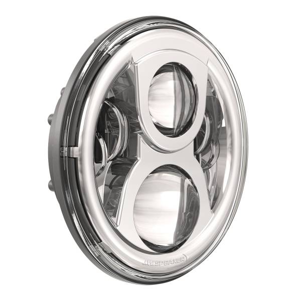 JW SPEAKER - 8700 EV2-S HEADLAMP 7" CHR BEZEL - Image 1