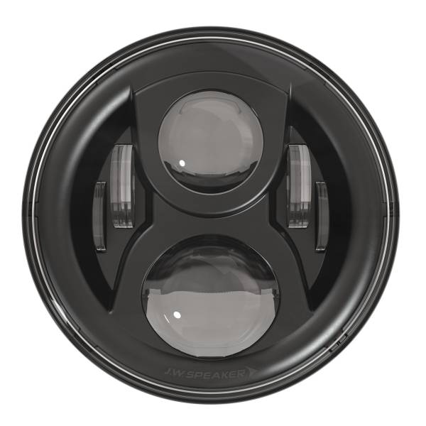 JW SPEAKER - 8700 EV2-S HEADLAMP 7" BLK BEZEL W/MOUNT RING - Image 1