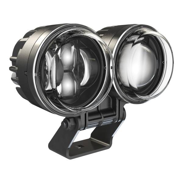 JW SPEAKER - 93M DUAL LED HEADLIGHT FOR FATBOB - Image 1