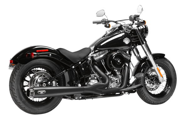 MAGNAFLOW - NESS-COMP 2 INTO 1 BLK/BLK SOFTAIL 86-17 - Image 1