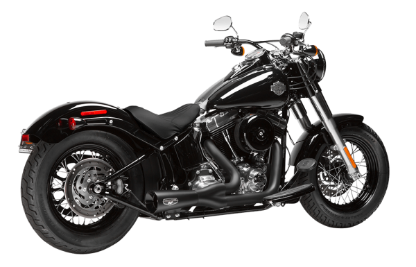 MAGNAFLOW - NESS FBOMB 2 INTO 1 BLK/BLK SOFTAIL 86-17 - Image 1