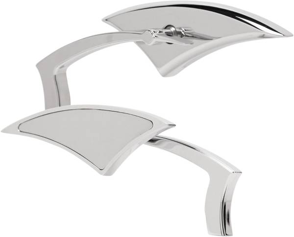 BAGGERNATION - POWER MIRRORS CHROME  5.75"x1.75" - Image 1