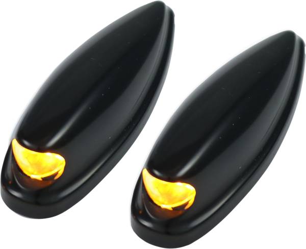 BAGGERNATION - TURN SIGNAL BULLET BLACK `98-13 FLTR - Image 1