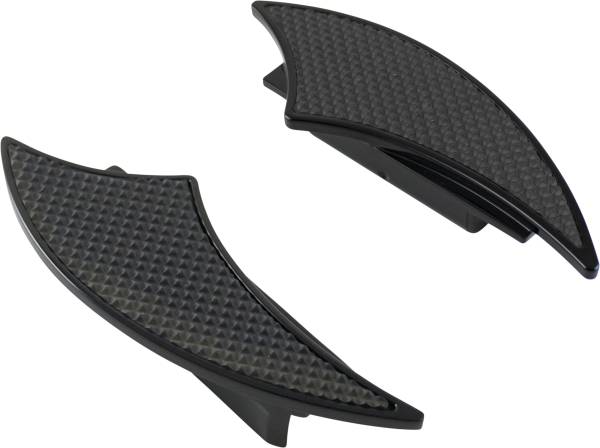 BAGGERNATION - WEDGY PASSENGER FLOORBOARDS BLACK - Image 1